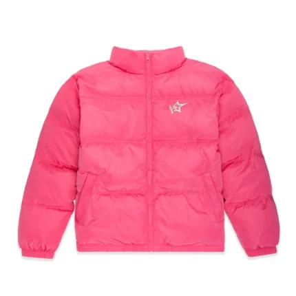 Sp5der 5STAR PUFFER JACKET - Pink