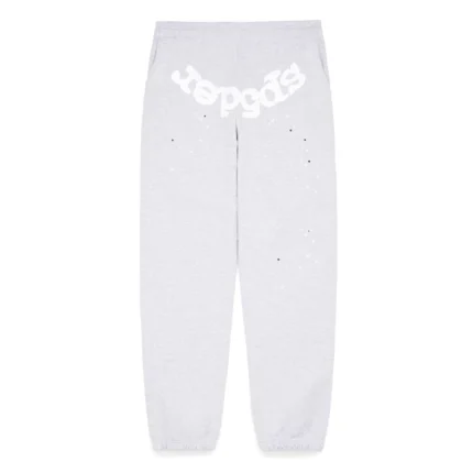 Sp5der Heather Grey Og Web Sweatpants