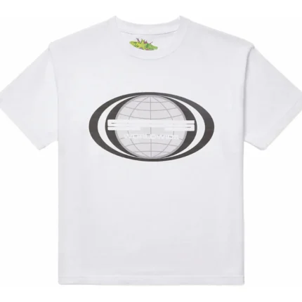 Sp5der Jumbo Globe Tee White