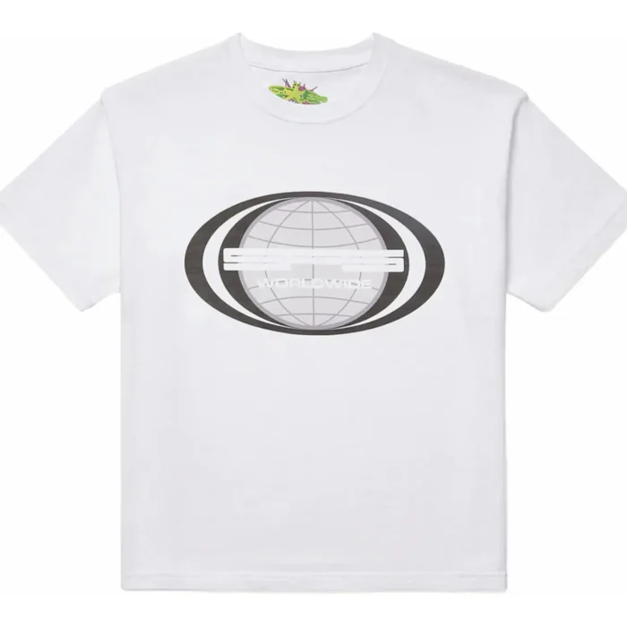 Sp5der Jumbo Globe Tee White