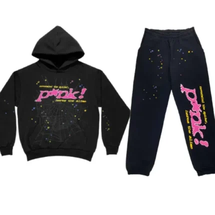 Young Thug Sp5der Tracksuit Black